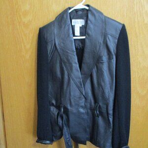 Women's Medium Leather Jacket by Together